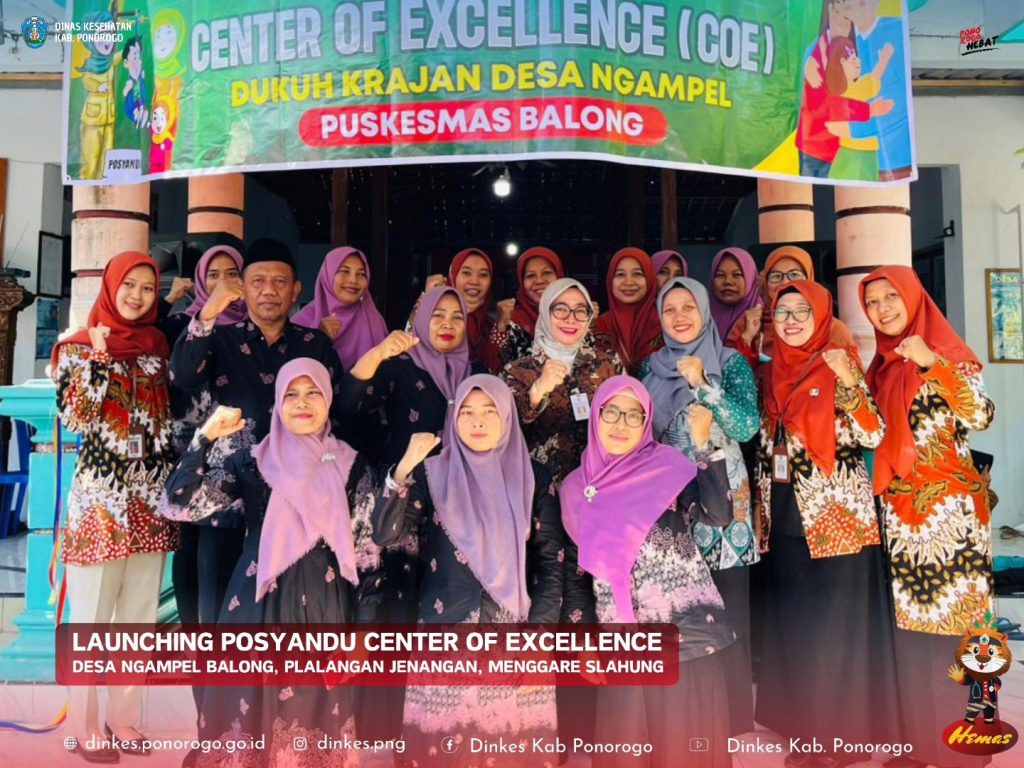 LAUNCHING POSYANDU Center Of Excellence (COE) di Desa Ngampel Balong